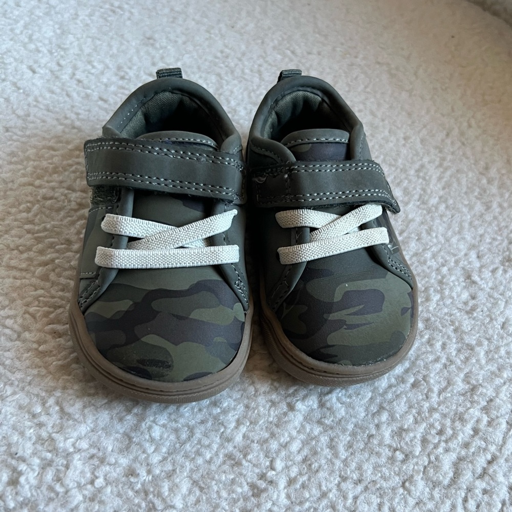 Carters Boy Camel Green Shoes | 3